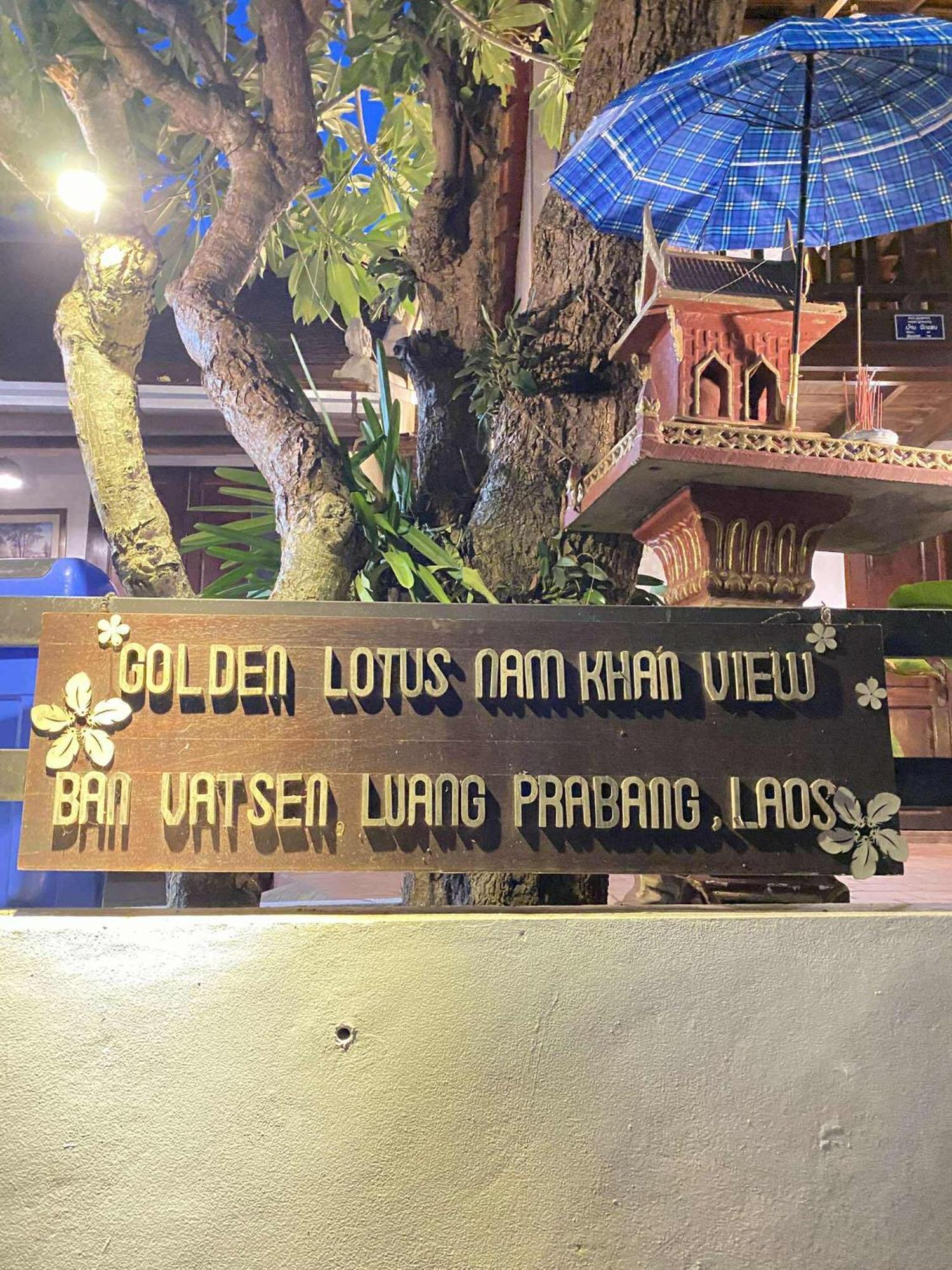 Golden Lotus Namkhan View Luang Prabang Exterior foto
